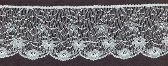 3 Inch Wide 19yds Ivory Lace Trim Etsy