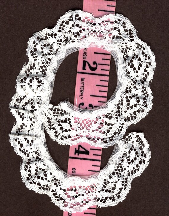 Pre gathered 2025 lace trim