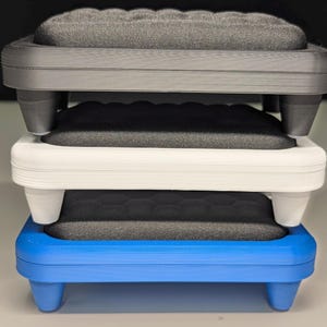 Adjustable Split Keyboard Wrist Rest with Adjustable Tenting / Height / Tilting for Split Keyboards and Dactyl Manuform 3D Printed