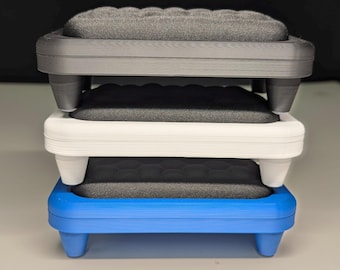 Adjustable Split Keyboard Wrist Rest with Adjustable Tenting / Height / Tilting for Split Keyboards and Dactyl Manuform 3D Printed