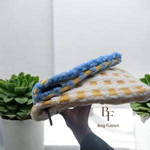 Fluffy Make-up Tasche Vintage Kosmetik Organizer Samt Reißverschluss-Tasche Reisetasche Makeup Tasche Kulturtasche Öko-Tasche Custom Brautjungfer