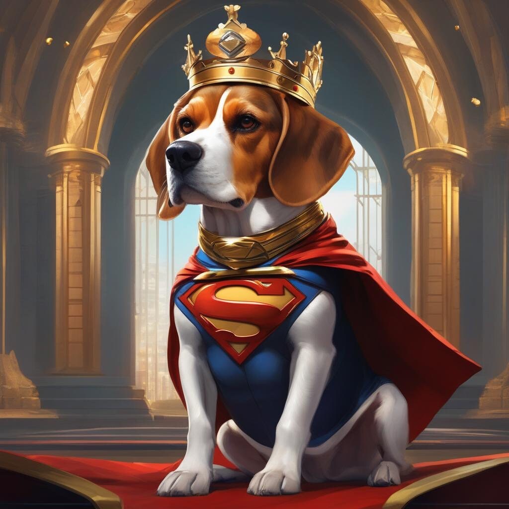Beagle superhero Italia