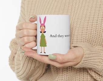 Bobs Burgers Louise and Rudy Valentines Day Holiday Ceramic Mug, (11oz)