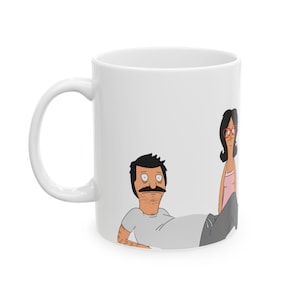 Bob’s Burgers  “You both look like Nicholas Cage Right Now” Funny Animated Ceramic Mug -