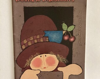 Vintage Painting Book, Beaulah's Basement, Artist and Designer Susan Jill Hall, Acrylic Painting, Excellent Condition