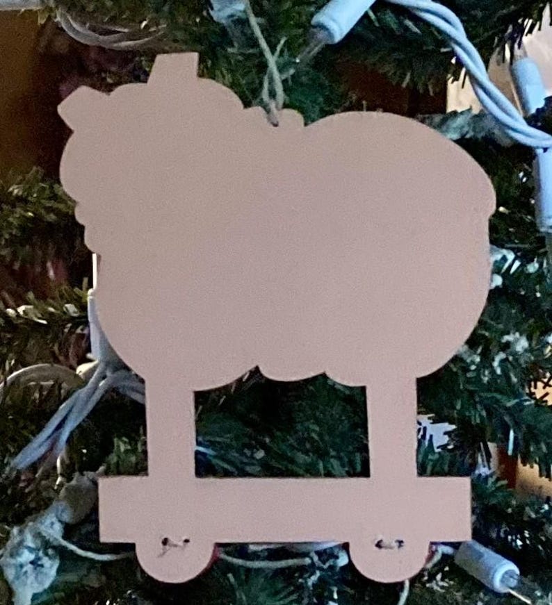 Pink Pig Tree Ornament, Decoration for Pig Lovers, Tree Trimmer