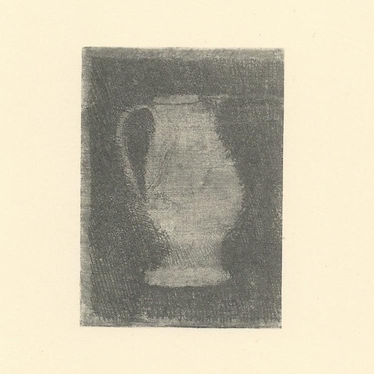 Litografia Giorgio MORANDI del 1957, Autentica edizione LIMITATA "Brocca" - approvata dall'artista stesso, Rara