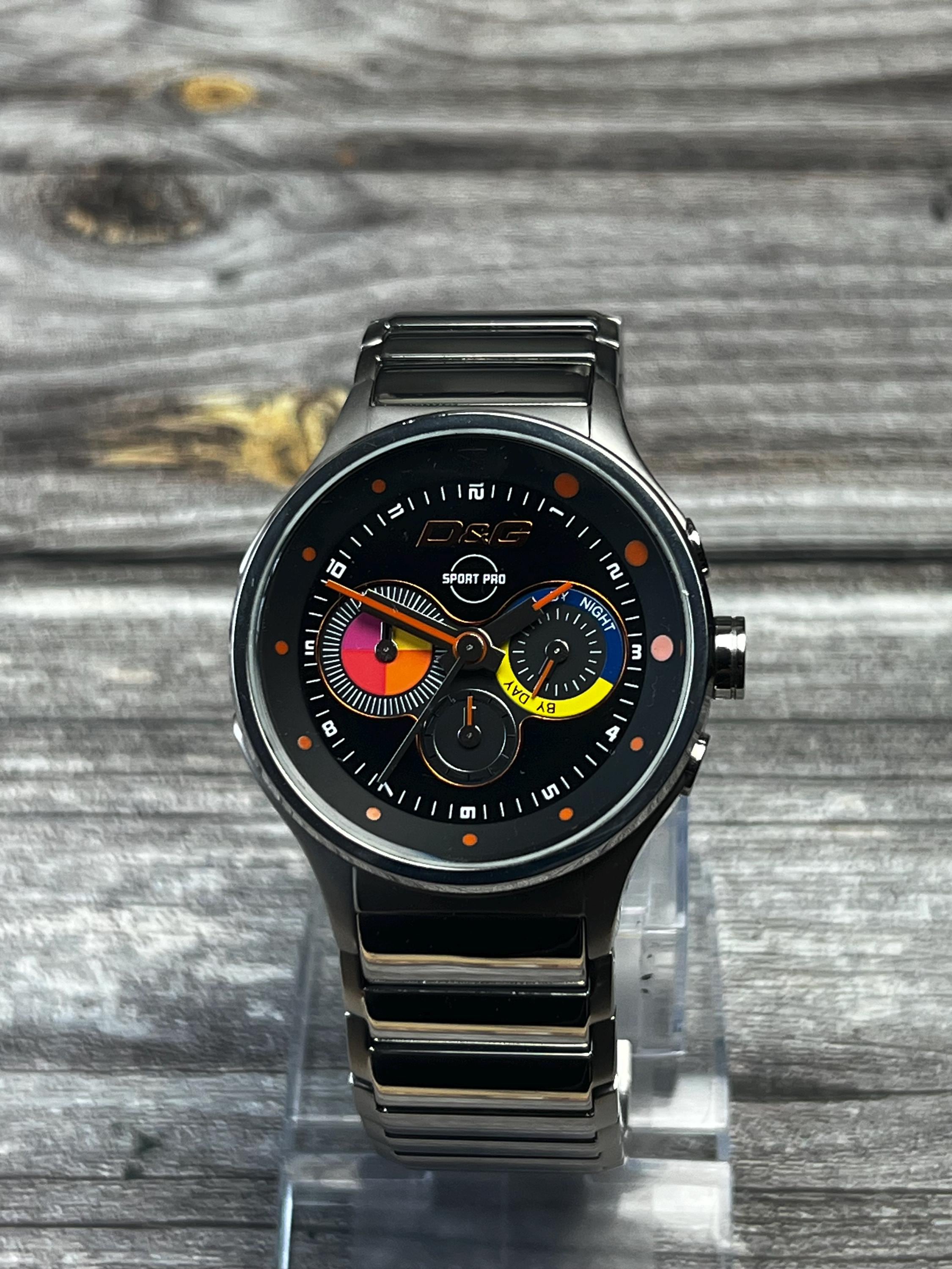 Dolce Gabbana TIME Sport Pro Chrono Etsy