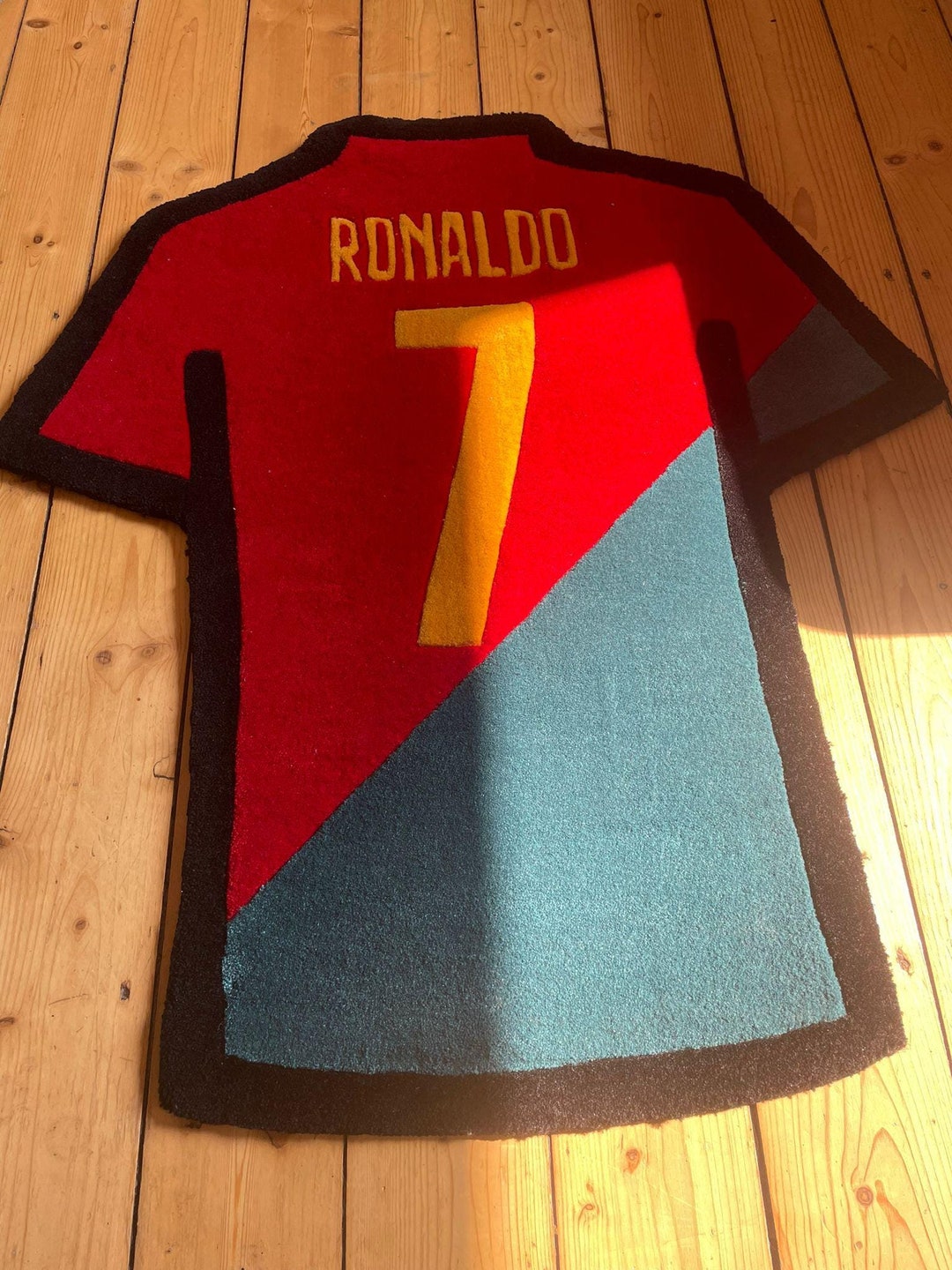 Cristiano Ronaldo Rug Handmade Rug Custom Rug Carpet Football ...