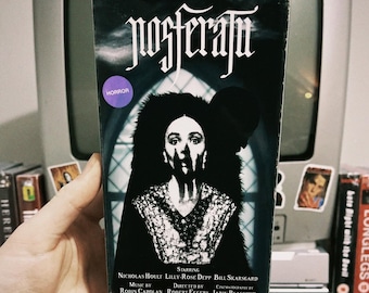 Nosferatu (2024) Custom-Made VHS Tape PROP Gift Retro Horror Replica Romance Retro Movie Memorabilia