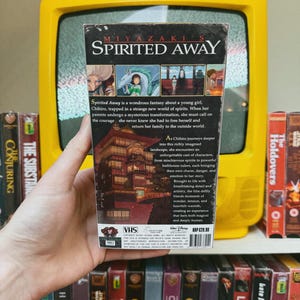 Spirited Away (2001) Custom-Made VHS Tape PROP Gift Studio Ghibli Anime image 2