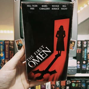 The First Omen (2024) Custom-Made VHS Tape Prop Replica Gift Horror Memorabilia Merchandise