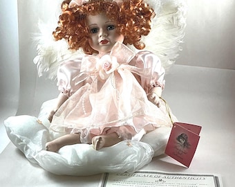 Traditions Doll Collection Porcelain Angel On A Cloud - Kaye - #S0907C - Vintage