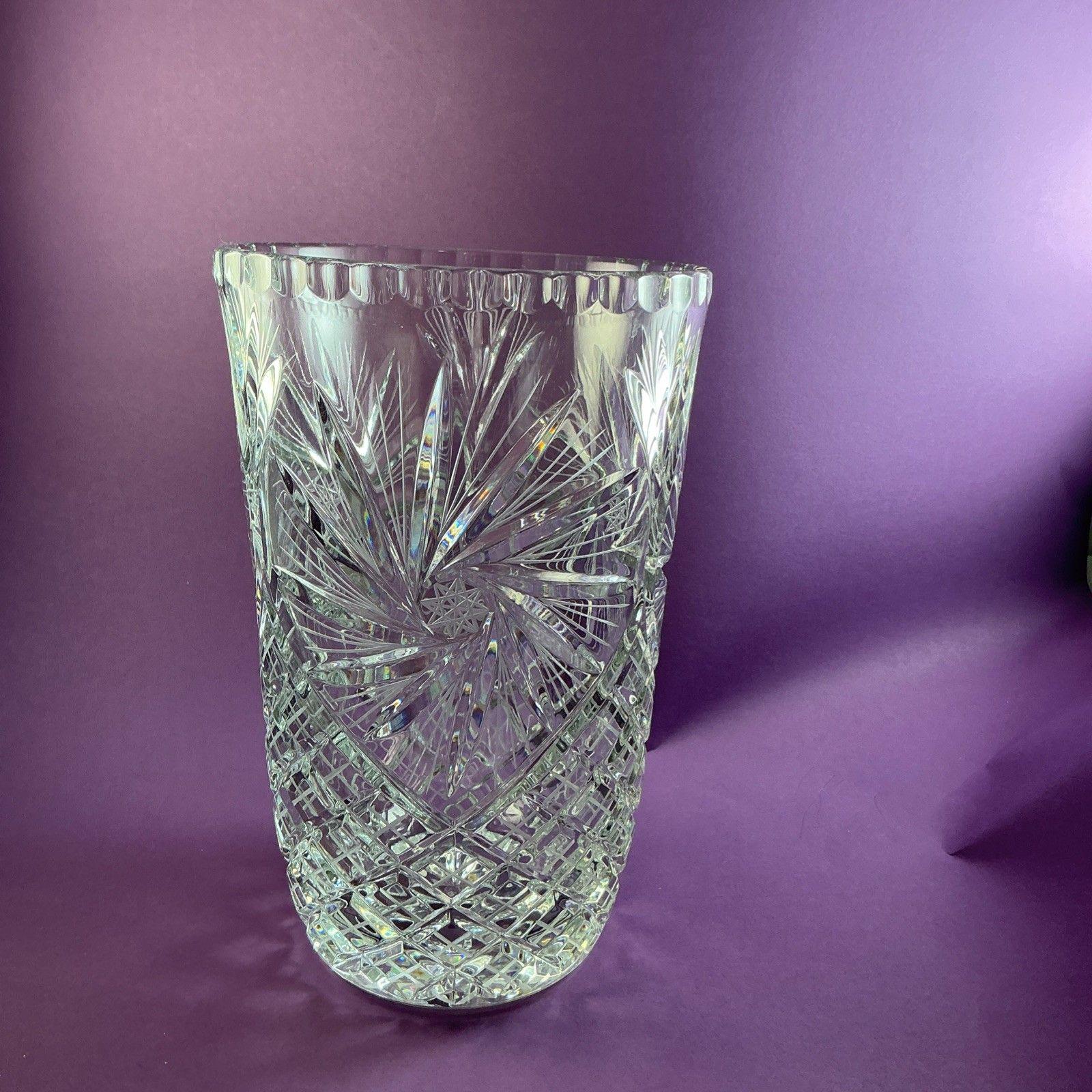 Polonia Crystal Vase - Etsy