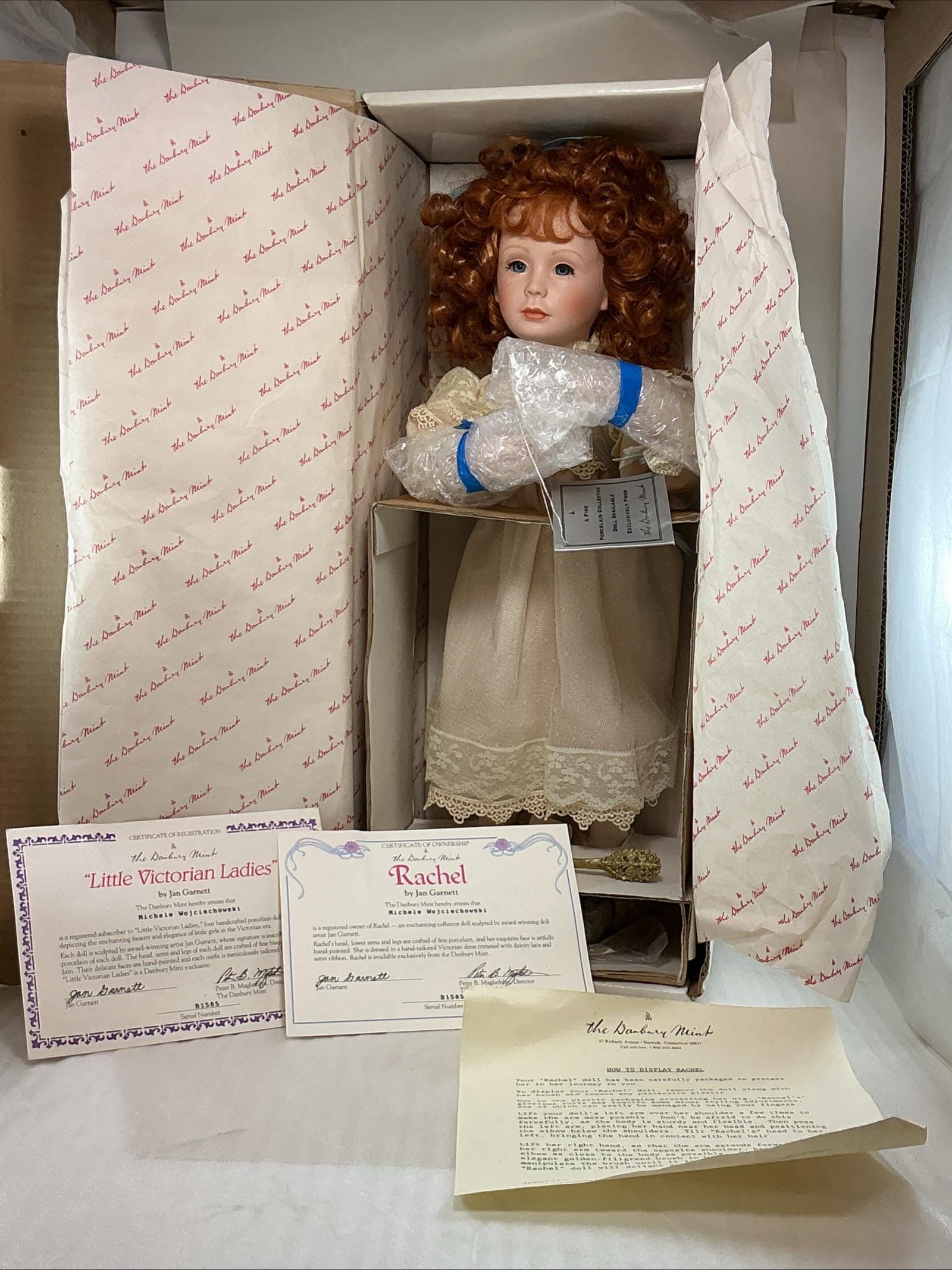 Danbury Mint Rachel Doll by Jan Garnett 18