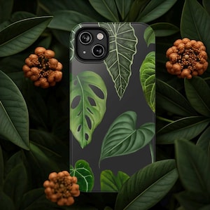 Houseplant Phone Case Tropical Phone Case Alocasia Case IPhone & Android Case Houseplant Case Phone Case Plant