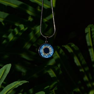 Iris Halskette, Iris Anhänger, Benutzerdefinierte Iris Halskette, Benutzerdefinierte Auge Bild Anhänger, spezielle Iris Halskette, Dein Auge Foto Halskette, Einzigartiges Geschenk