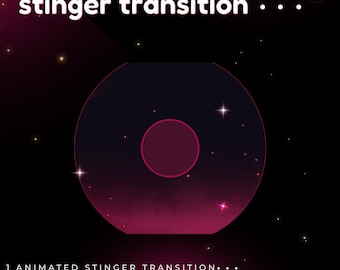 Blood Moon Stream Transition/Stinger | Animated Crimson Moon Theme  for Twitch and OBS/Streamlabs  (Digital Download)