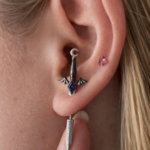 ACOTAR Officially Licensed, Truth-Teller Dagger Ear Cuff, Acotar Merch, A Court of Thorns and Roses, Bat Boys, Azriel Dagger, Sarah J Maas,