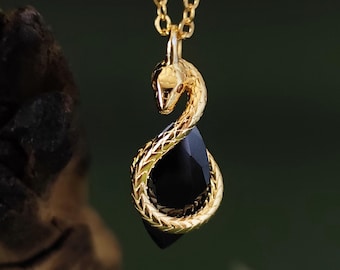 The Cruel Prince officieel gelicentieerd, Cardan Snake Onyx-ketting, Jude Duarte, Cruel Prince Merch, Cardann Greenbriar, Snake Necklace, Boek