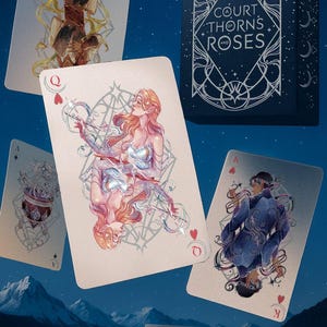 Juego de cartas con licencia oficial de ACOTAR, cartas de Velaris, Acotar Poker, cartas de libro, Feyre Archeron, productos de Acotar, libro