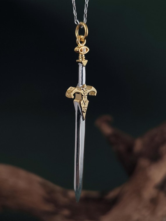Throne of Glass Officially Licensed, Damaris Sword Necklace, Sword