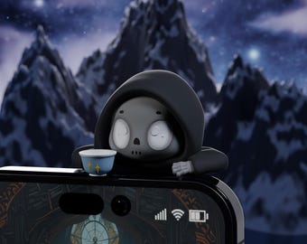 Licencia oficial de ACOTAR, Criatura colgante de Suriel, Una corte de rosas y espinas, Merchandising de Acotar, Taza de té Feyre Suriel, Bookish, Book Hippers