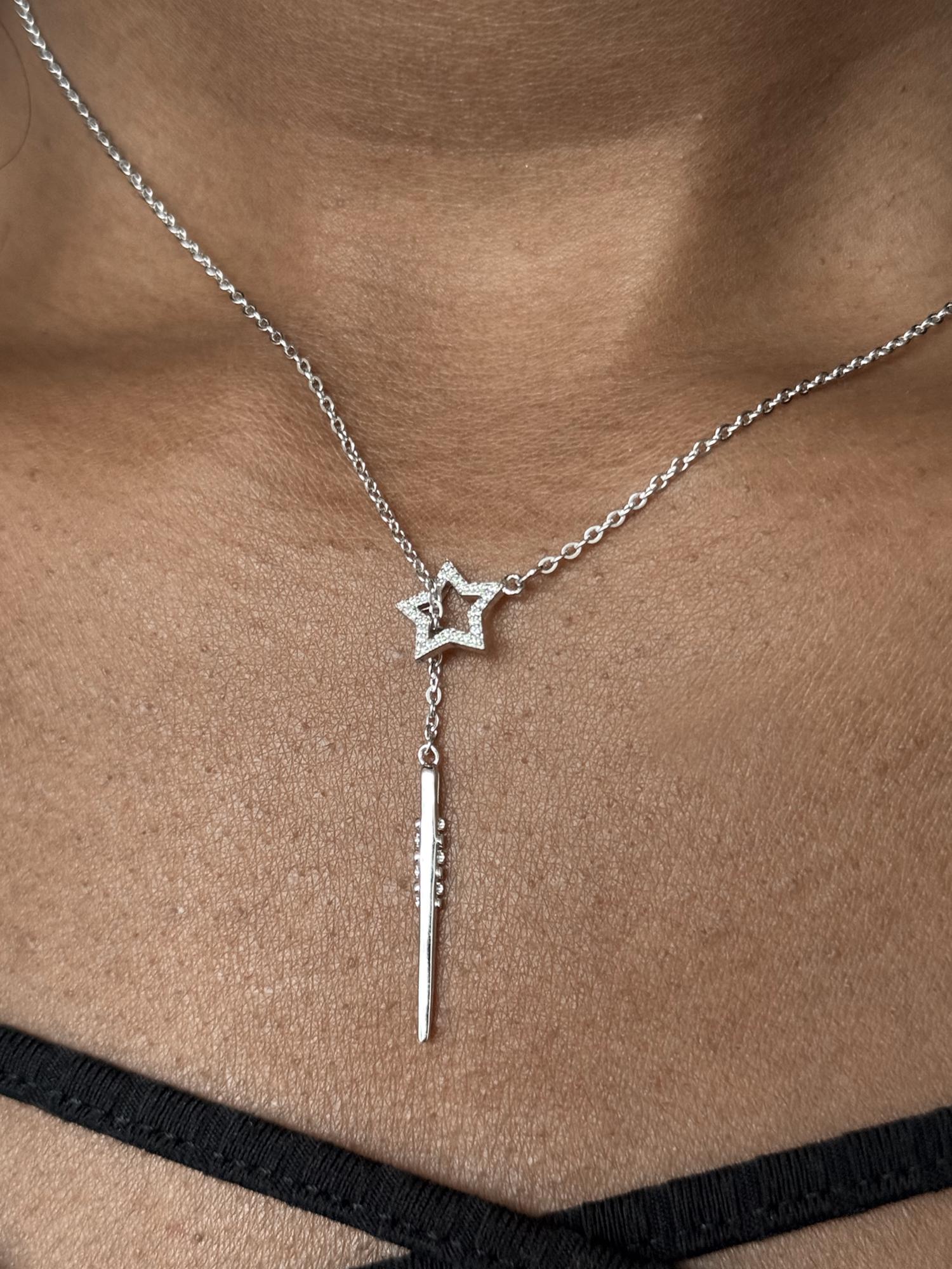 【Monday Edition】STARS NECKLACE Starburst Pave Necklace – Monday Monarch