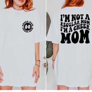 Não sou uma mãe comum, sou uma Cheer Mama DTF Transfer, DTF, Cheerleading, Esportes, Ginástica, Cheer, Glitter, Tinsel, Cheer Mom, Trendy