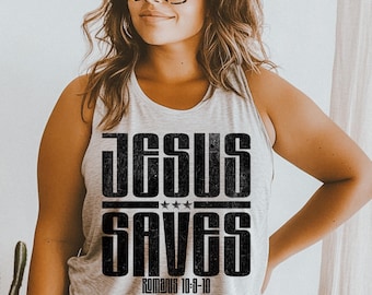 Jesus Saves Black Grunge Faith DTF Transfer, Trendy Faith, Jesus, God, Bible Verse, Trending Faith DTF, Heat Transfer, Ready to Press