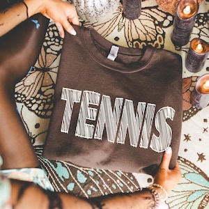 Tennis Scribble DTF Transfer, Tênis, Quadra, Servido, Tênis PNG, Coquete, Mãe do Tênis, Transferência de Calor, Pronto para Pressionar