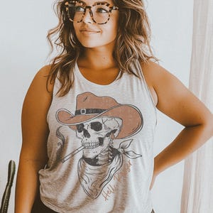 Hell Raiser Western DTF Transfer, Trendy Western, Heat Transfer, DTF, bereit zum Pressen