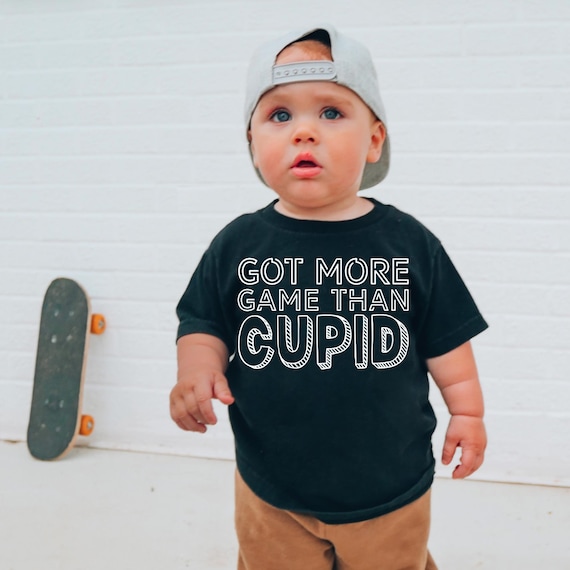 Got More Game Than Cupid, Boys Cute Valentines PNG, Vday Digital Design, Shirt Design, Valentines Funny, Popular Vday, Trendy Valentines