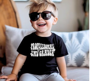 Professional 2nd Grader Retro Back to School DTF Transfer,Back to School, 2nd Grade, Second Grader, Retro, DTF, Transfer, Heat Transfer