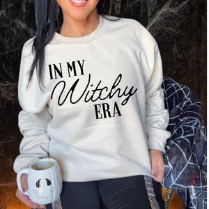 In my Witchy Era Halloween DTF Transfer, Trendy Halloween, Witch, Popular, Witch’s Brew, Ready to Press. Heat Transfer