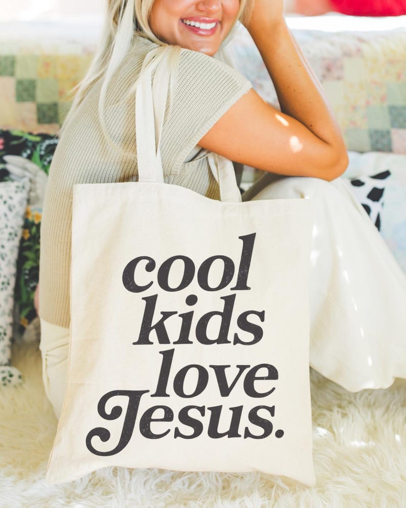Cool Kids Love Jesus DTF Transfer, Trendy Faith, Heaven, Made for More, Ready to Press, DTF image 1