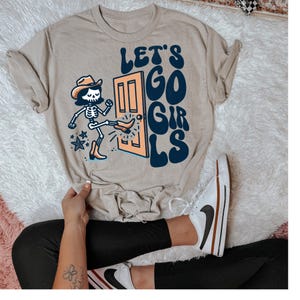 Let&#39;s Go Girls Western DTF Transfer, Western, Pressfertig, Heat Transfer, Western, Trendy