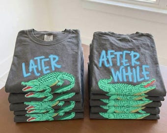 See You Later Alligator/After While Crocodile Boys Trendy Summer (BEIDE PRINTS), Trendy Alligator, Trendy Crocodile, Zomer