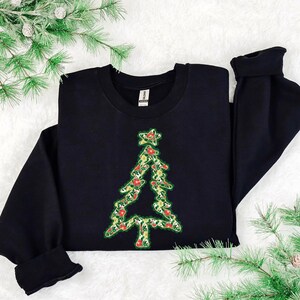 Christmas Tree Green Lace DTF Transfer Trendy Christmas, DTF, Nurse, Xmas, Holiday, Seasons Greeting, Ready to Press image 1