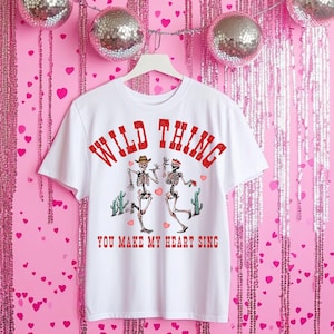 Wild Thing Western Valentine's DTF Transfer, Trendy Valentines DTF, Heat Transfer, Ready to Press, Love, Mama, Self Love, Cupid