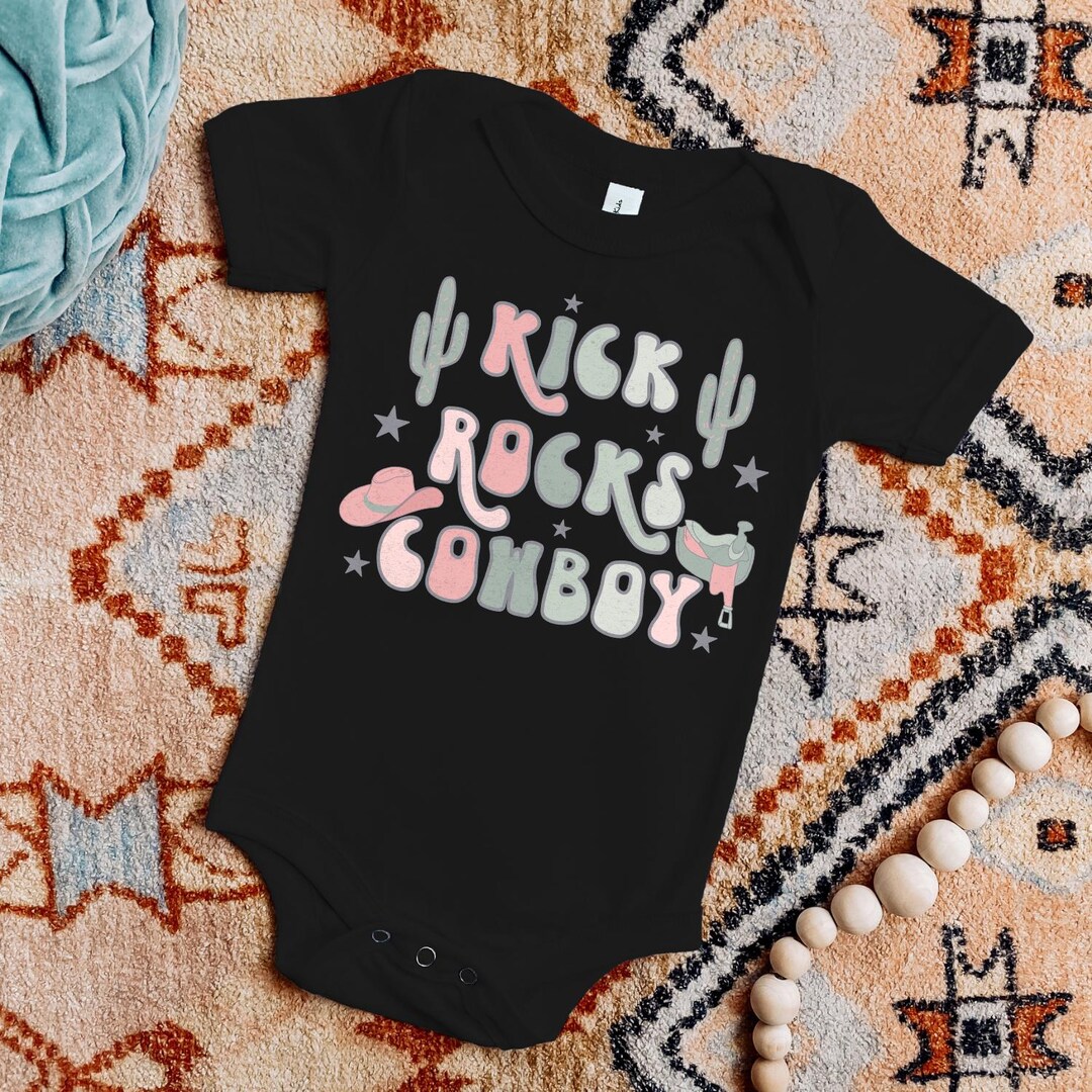 Kick Rocks Cowboy DTF Transfer, Trendy Girls DTF, Heat Transfer, Mini ...