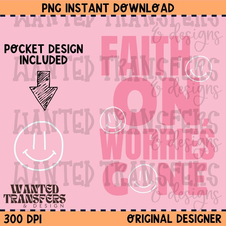 Faith On PNG Digital Download, Trendy Digital Design, Shirt Design, Valentines, Faith, Instant Download image 1