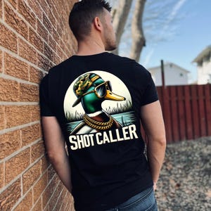Shot Caller DTF TransferDTF Transfer, Ready to Press, Heat Transfer Hunting, Fishing