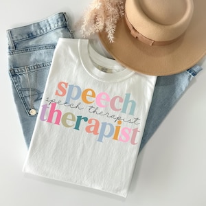 Speech Therapist DTF Transfer, Medical Field, Occupation, Nurse, Healthcare DTF, Transfer, Ready to Press, Heat Transfer image 1