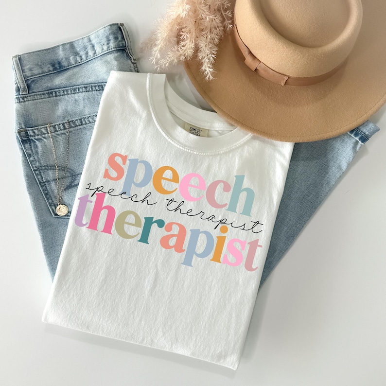 Speech Therapist DTF Transfer, Medical Field, Occupation, Nurse, Healthcare DTF, Transfer, Ready to Press, Heat Transfer image 1
