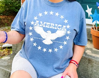 Amerika DTF Transfer, 4. Juli, Patriotische DTF, Trendy Fourth of Jul, bereit zum Pressen, Heat Transfer