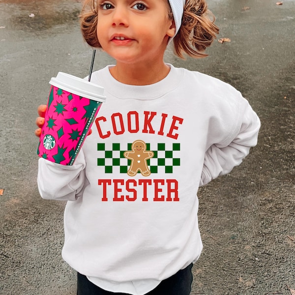 Cookie Tester Christmas DTF Transfer, Christmas, DTF, Ready to Press, Heat Transfer, Merry, Trendy, Christmas