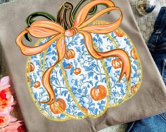 Grand Millennial Pumpkin  DTF Transfer, Trendy Fall, Fall DTF, Ready to Press, Heat Transfer, Leopard, Girls, Boys, Pumpkin