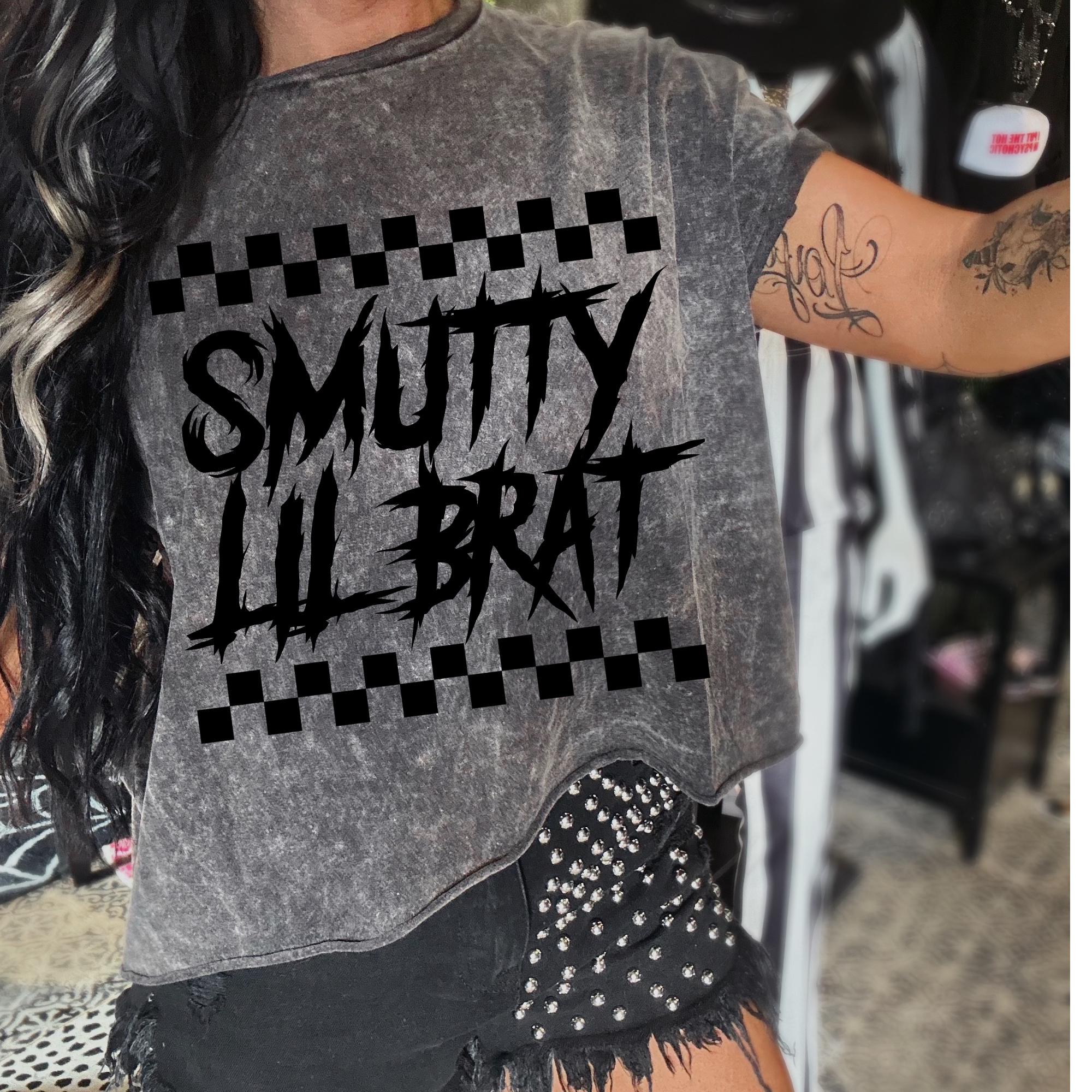 Smutty Lil Brat Smut DTF Transfer, Bookish, Romance, Smut, TBR, Trendy Book, DTF, Ready to Press, Trendy, Popular