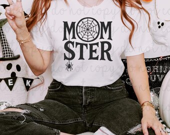 Momster DTF Transfer, Trendy Halloween, Fall, Ready to Press, Heat Transfer, Vintage Halloween, Trick or Treat